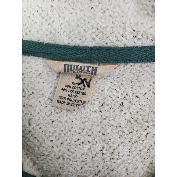 Duluth Trading Men's Burly Thermal Sherpa-Lined Mock Shirt Waffle Knit Pullover - Picture 2 of 12